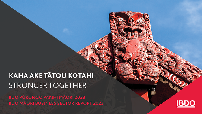 BDO Māori Business Sector Report cover